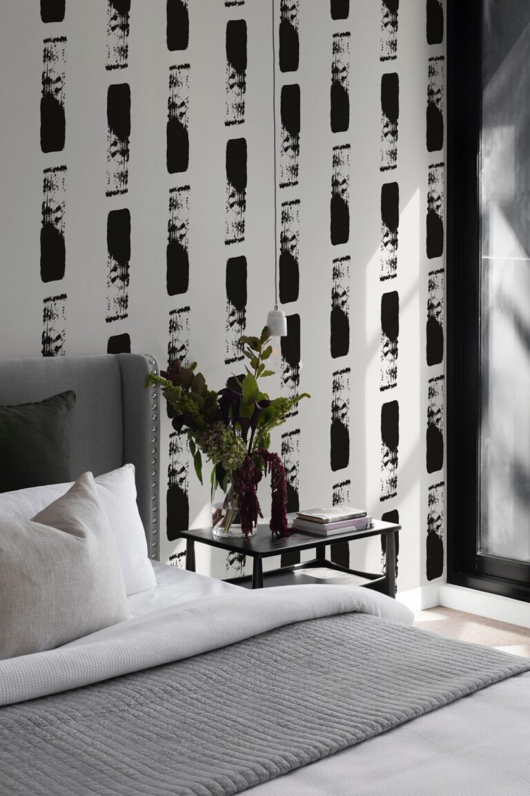 Abstract Piano Brush Stroke Design Wallpaper Timeless Home Decor