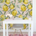 Blushing Lemons Removable Wallpaper Modern Bohemian Temporary