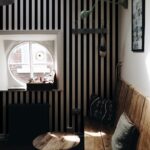 Classic Stripe Design Wallpaper In Black & White, Lines Pattern, Self Adhesive
