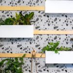 Gray Terrazzo Removable Wallpaper, Kitchen Backsplash, Peel And Stick