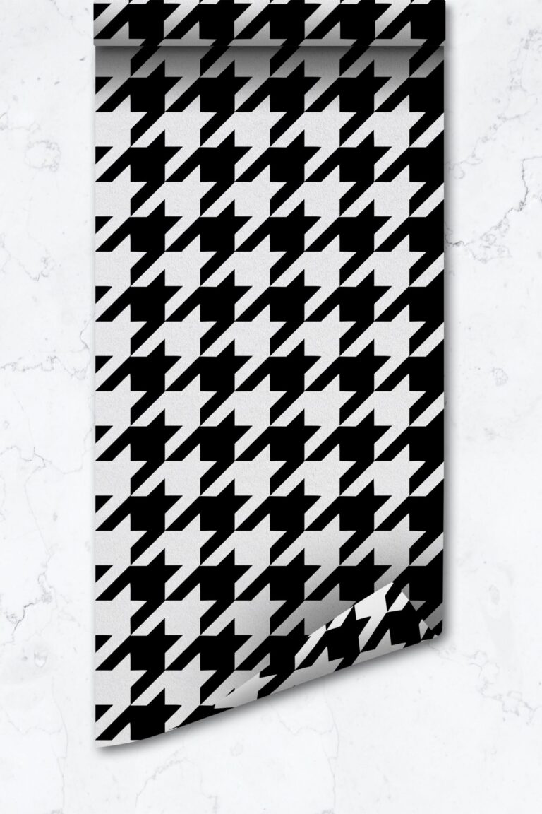 Hounds Tooth Wallpaper, Classic Houndstooth, Removable Peel And Stick