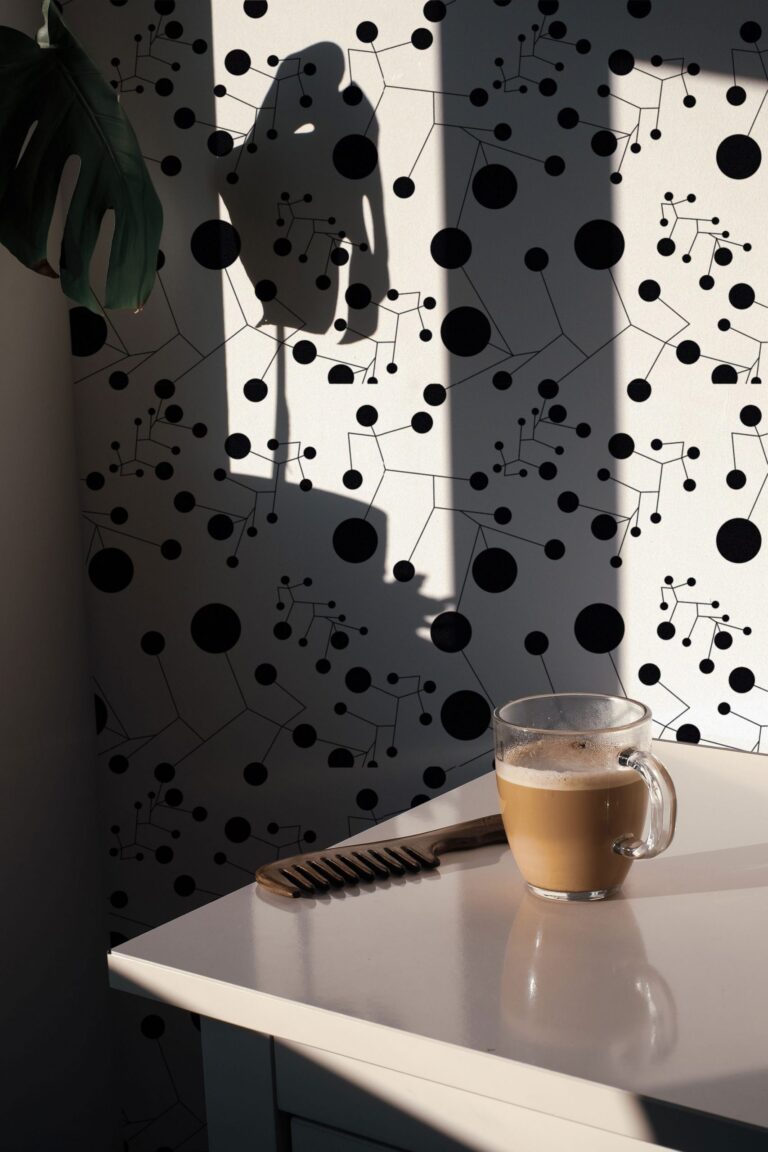 Minimal Design Removable Wallpaper Abstract Mobile  Self Adhesive