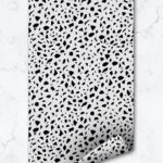 Minimal Terrazzo Design Removable Wallpaper  Abstract Pattern Self Adhesive