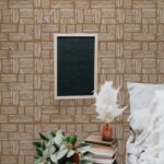 Modern Plaid Design Removable Wallpaper, Peel And Stick