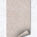 Pink Speckle Pattern Wallpaper / Modern Spotty Pattern  Removable