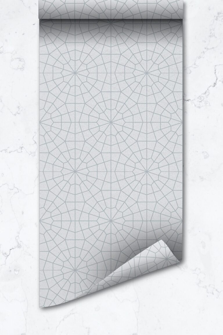 Rain Blue Geometric Wallpaper,  Self Adhesive Material
