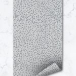 Removable Wallpaper With Grey Dalmatian Pattern/ Self Adhesive